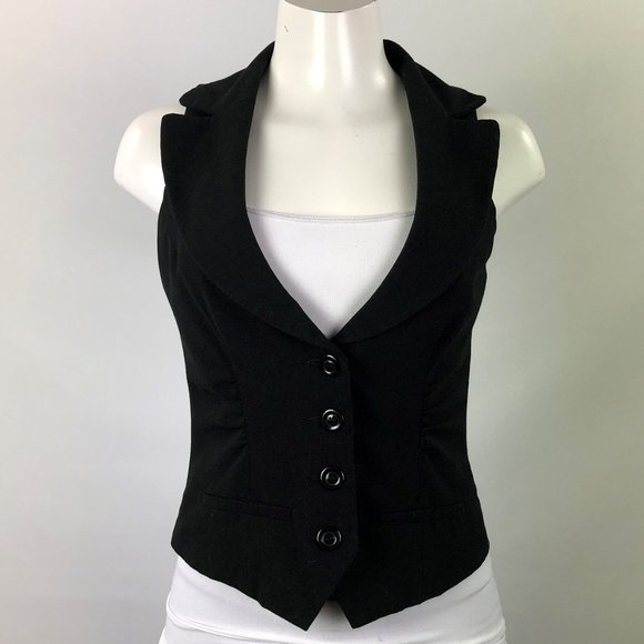 Ricki's Black Vest Size S